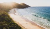 Scenic coastal views across Elizabeth Beach, Booti Booti National Park